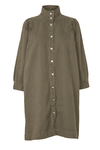 Prepair Figga dress | Cool gennemknappet denimkjole i army