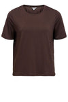 Object Annie t-shirt i brun tencel