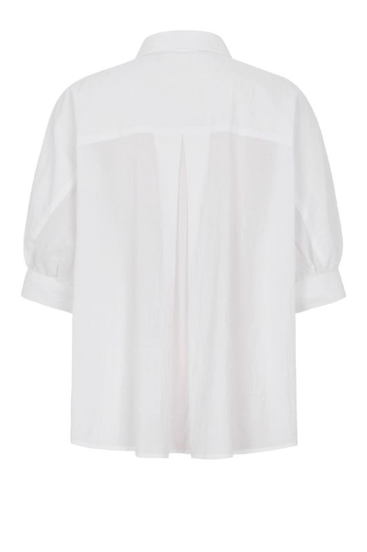 Tooday Anabel shirt I Oversize skjorte i hvid