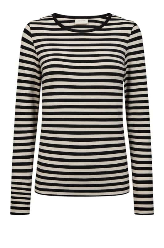 Freequent Liana bluse I Strib sort