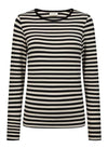Freequent Liana bluse I Strib sort