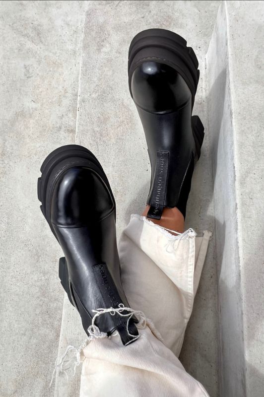 Copenhagen Shoes You and Me low | Sort klassisk chelsea støvle