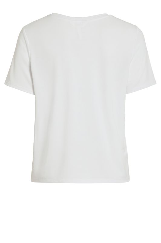 Object Annie t-shirt i hvid tencel