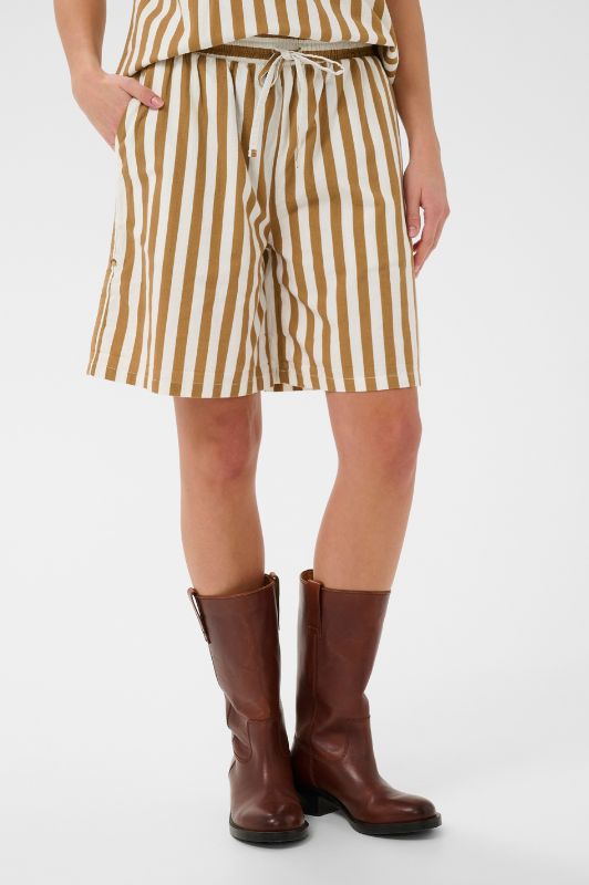 Saint Tropez Zalinda shorts | Sommershorts i brune striber