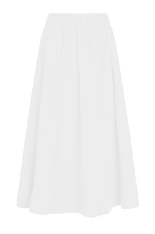 La Rouge Vilma skirt | Poplin nederdel hvid