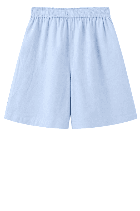 Luxzuz Eiluu shorts | Lyseblå shorts med elastiktalje og lommer
