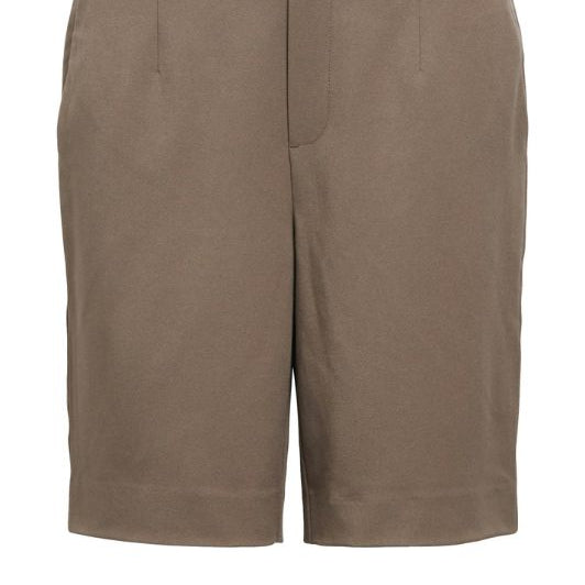 Object Lisa wide shorts med lommer i mørk sand I Dresslab