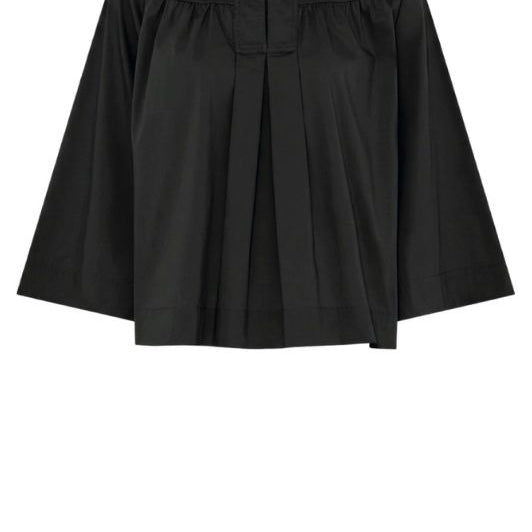 La Rouge Vilma shirt | Basic skjorte med feminint look sort