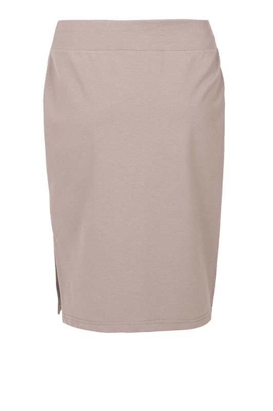 Luxzuz Beatrix Skirt  | Cool sand nederdel med sideslids