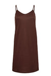 A-View slip dress I Underkjole mørkebrun