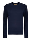 Ofelia Fri turtleneck viskose strik pullover I Navy
