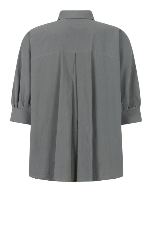Tooday Anabel shirt I Oversize skjorte i grå