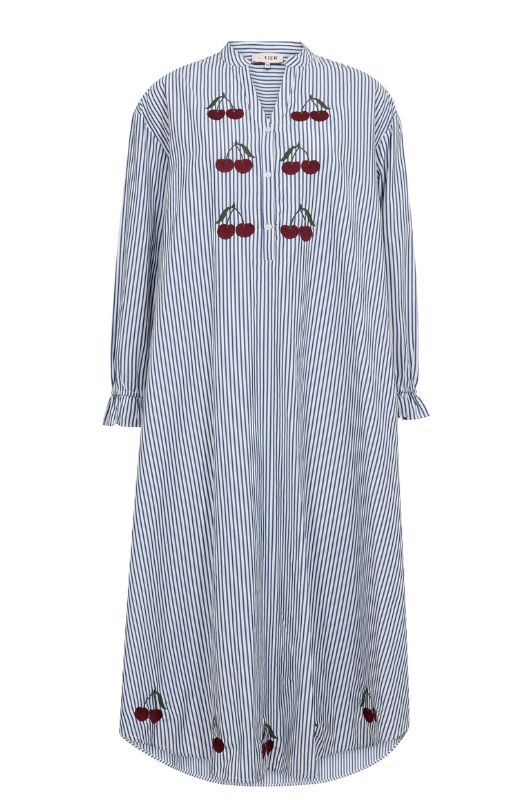 A-View Alize dress I Kjole med kirsebær broderi I Dresslab