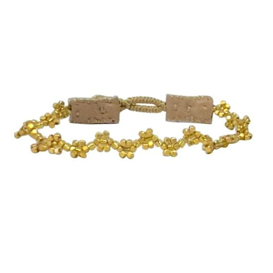 Ibu jewels armbånd I Blomsterarmbånd 14K guldbelagt I Dresslab