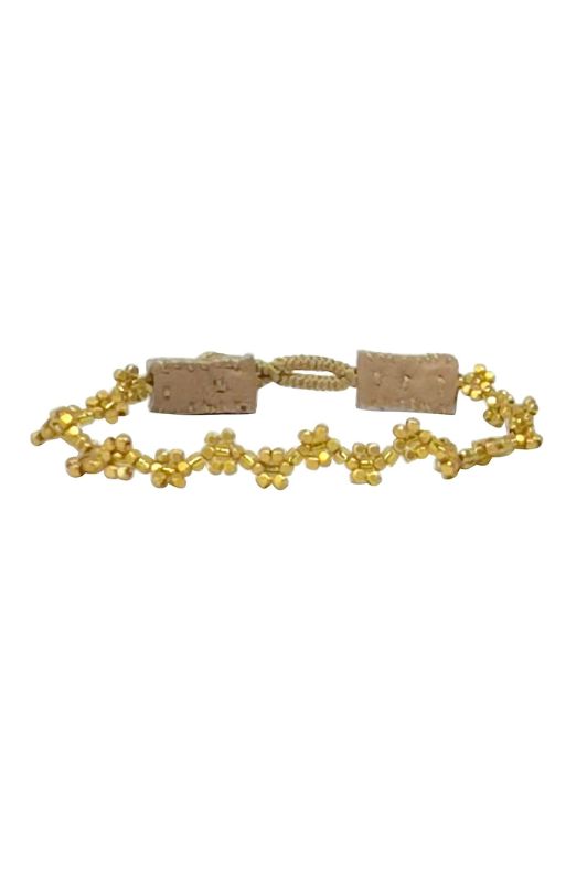 Ibu jewels armbånd I Blomsterarmbånd 14K guldbelagt I Dresslab