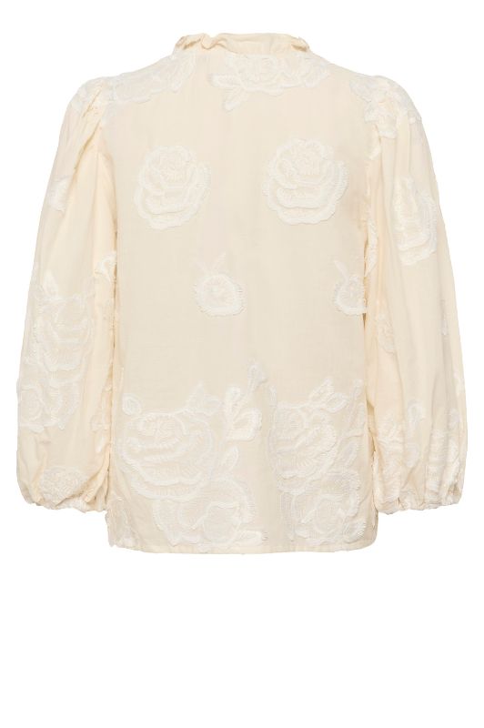 Karen By Simonsen Ermine Shirt | Cremefarvet skjorte