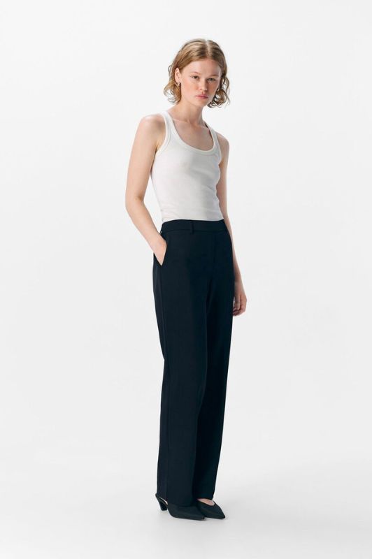 Object Lisa straight pant sort L32