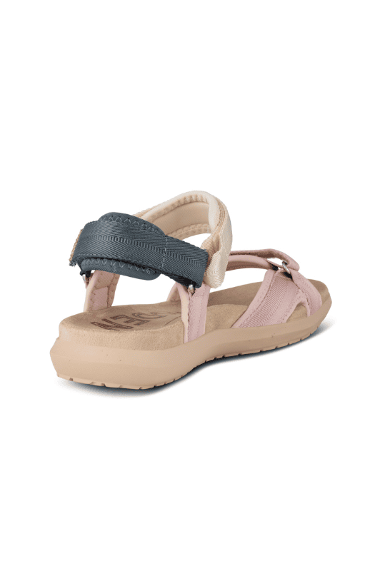 Woden Line lite | Rosa multi damesandal I Perfekt pasform til alle fødder