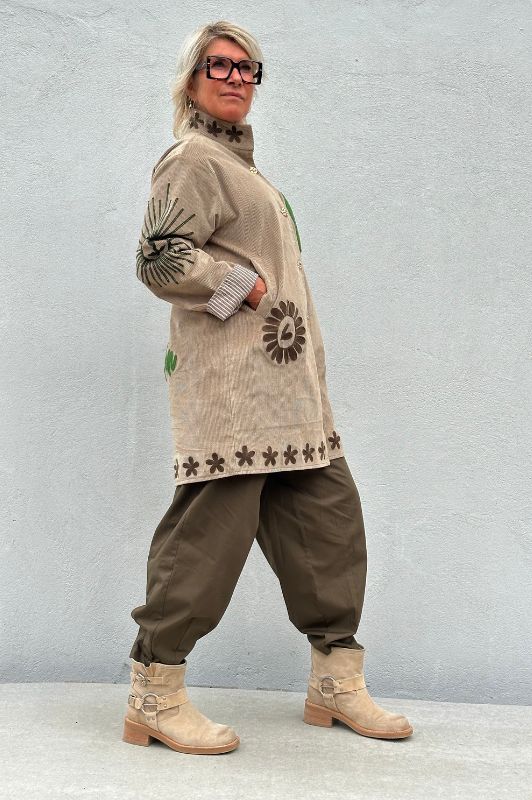 PRE ORDER Gaspar Nuuk fløjlsjakke i mørk sand