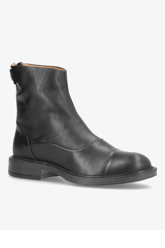 Shoedesign Copenhagen Dahlia skindstøvle I Blødt læder i sort