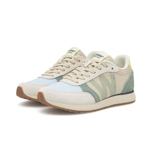 Woden Ronja  | Sneakers i flotte forårsnuancer | Wax multi