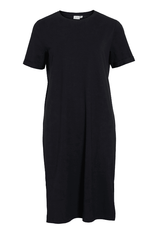 VILA Vinora dress | Sort t-shirt kjole