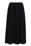 Object Fia midi skirt I Cool klassisk nederdel med lommer i sort
