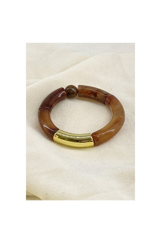 Atelier Paris I Farverige statement armbånd guldlook