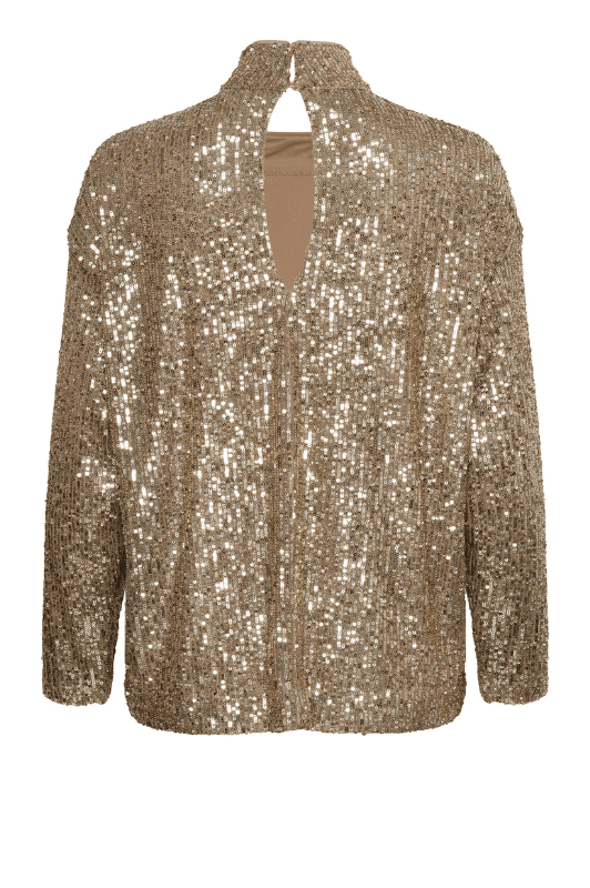 Saint Tropez Reyana top | Flot bluse med pailletter