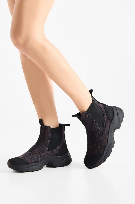 WODEN Siri Waterproof | Cool støvler i dark leo look