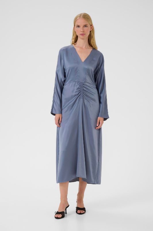 Karen By Simonsen Blanca long Dress | Smuk blå