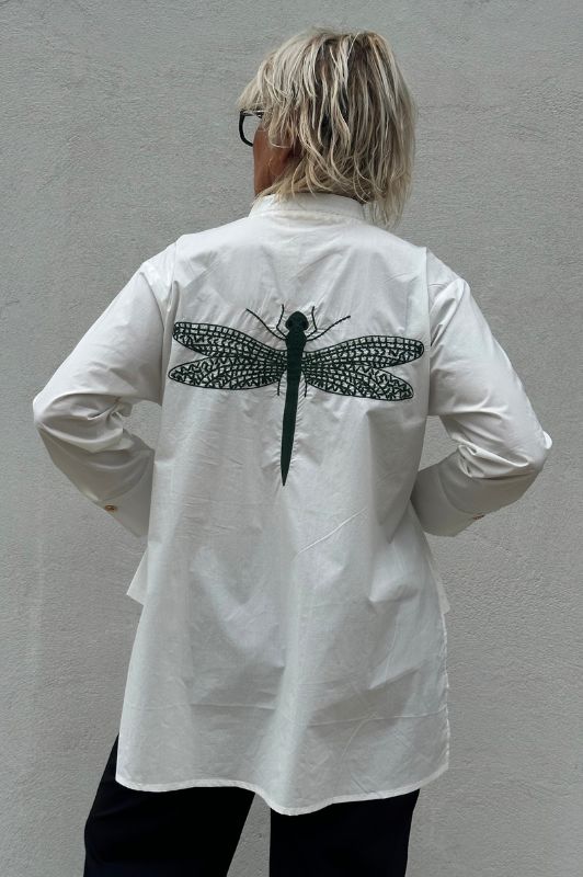 Gaspar Goa logo shirt I Cool skjorte i hvid