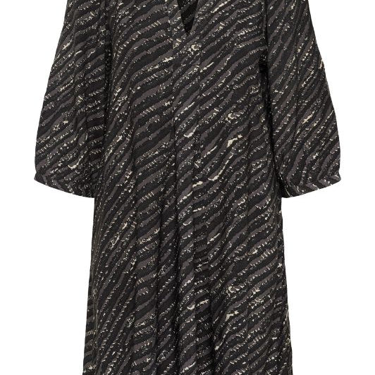 Karen By Simonsen Davina Indie Dress | Smukt print i grå nuancer