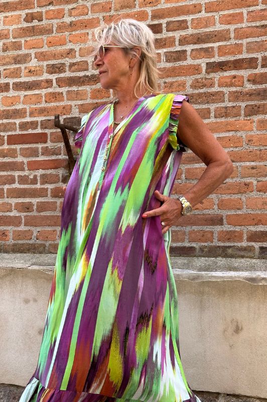 Gaspar Loule multiprint dress | Dresslab
