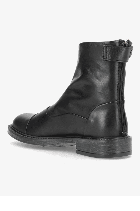Shoedesign Copenhagen Dahlia skindstøvle I Blødt læder i sort