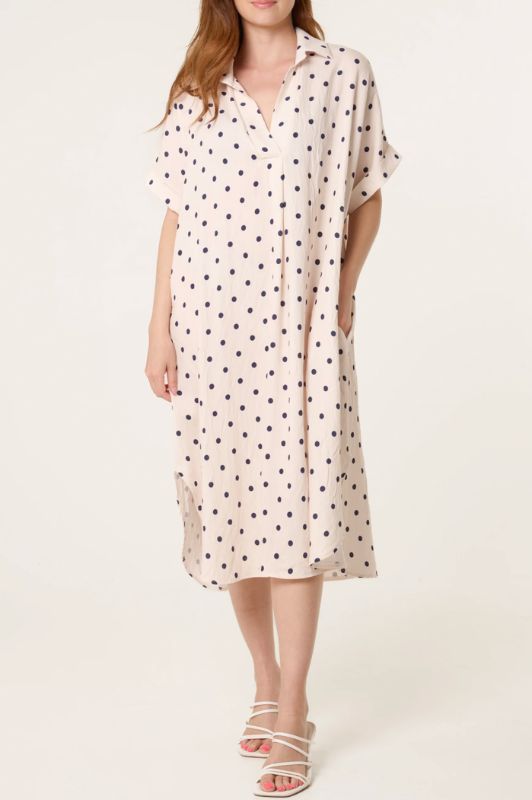 Studio West dress I Prikket sommerkjole i creme