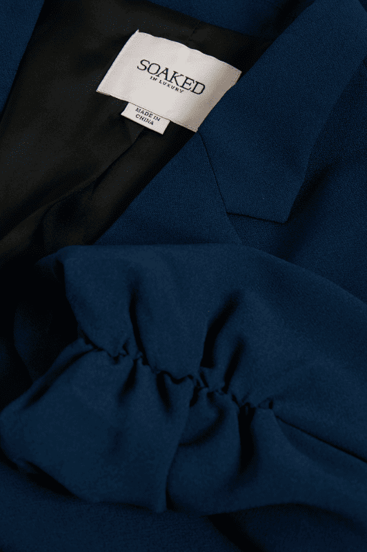 Soaked in Luxury I Shirley blazer i navy