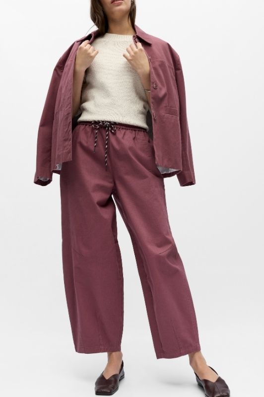 Object Natalie barrel pant | Blomme