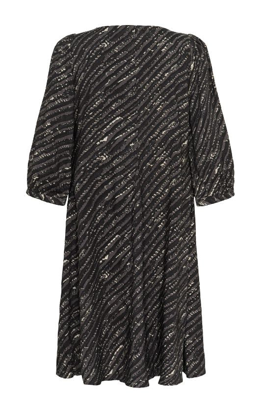 Karen By Simonsen Davina Indie Dress | Smukt print i grå nuancer