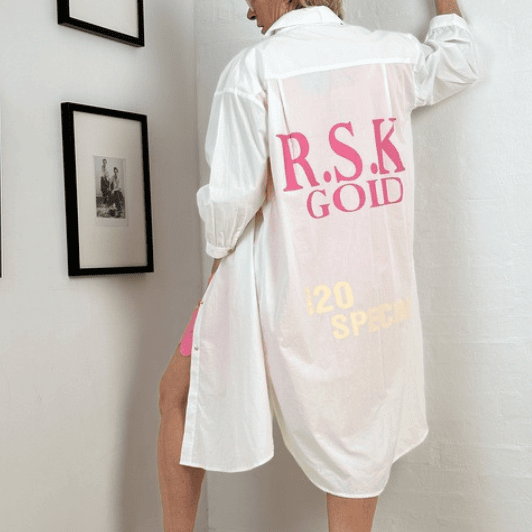 Gaspar Malmø skjortekjole | Cool kjole i hvid I Dresslab