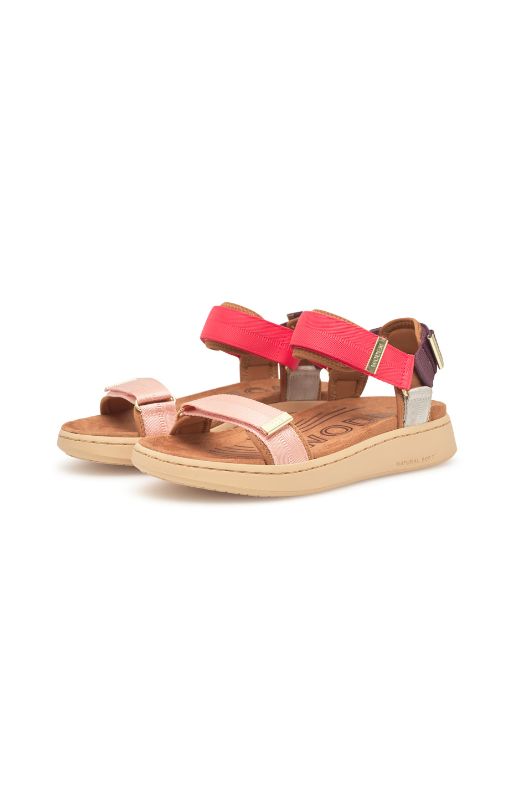 Woden Line sandal | Damesandal flame multi I Dresslab