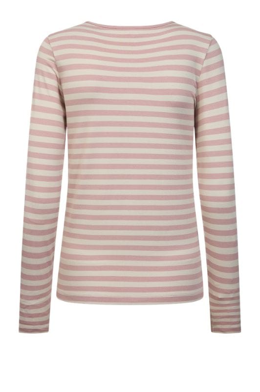 Freequent Liana bluse I Strib rosa