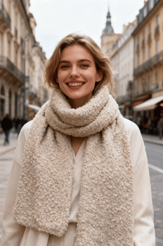 Atelier Paris I Vamsede tørklæder i bouclé