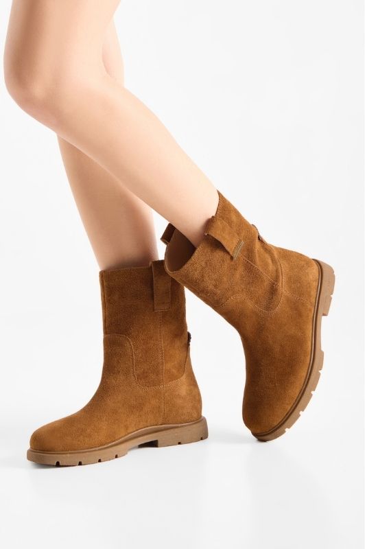 Woden Shoe the Bear Luna S støvle dark tan