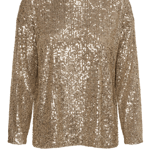 Saint Tropez Reyana top | Flot bluse med pailletter