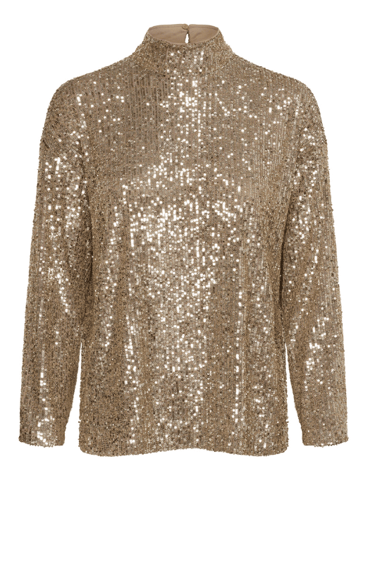 Saint Tropez Reyana top | Flot bluse med pailletter