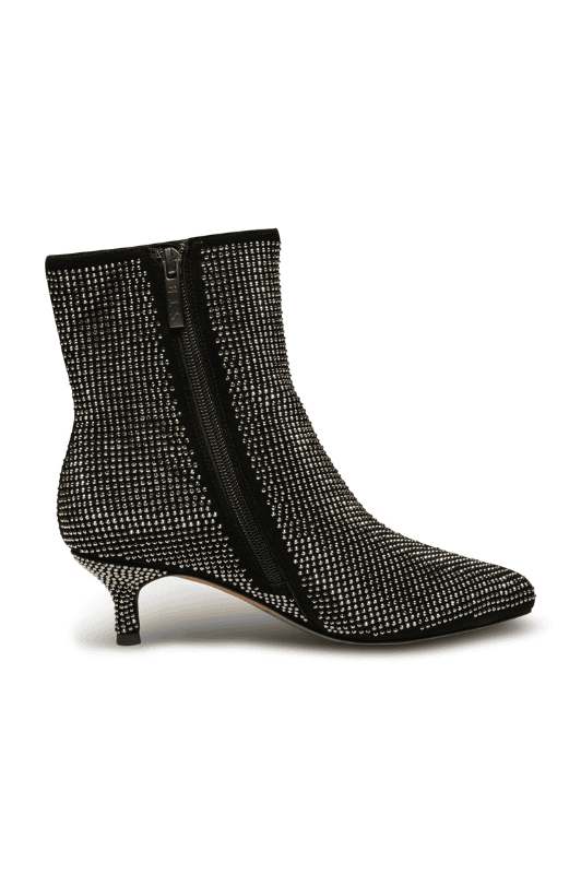 Shoe the Bear Saga Zip | Ruskindsstøvle | Sort med sten