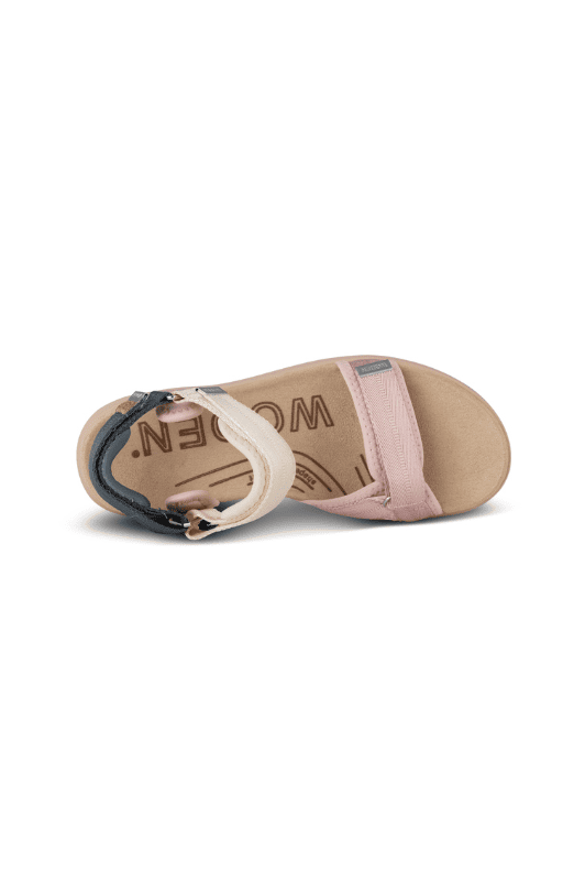 Woden Line lite | Rosa multi damesandal I Perfekt pasform til alle fødder