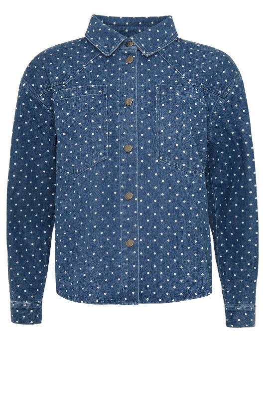 Ofelia Dana denim jakke med prikker I Dresslab