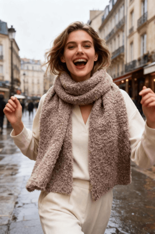 Atelier Paris I Vamsede tørklæder i bouclé